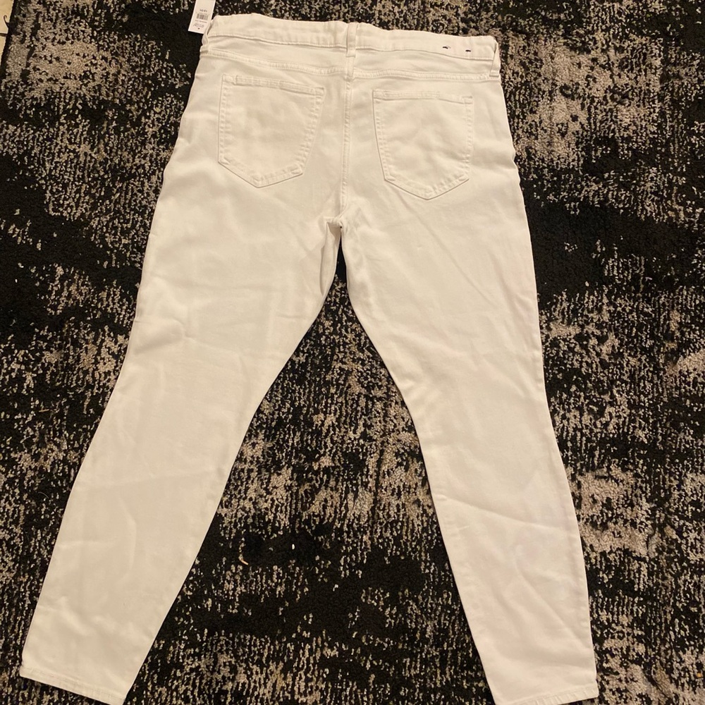 GAP White Denim Jeans